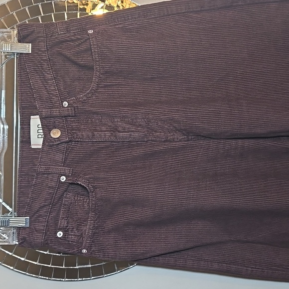 BDG Urban Outfitters High & Wide Chunky Corduroy Ankle Wide Leg Pants NWOT - Picture 4 of 15